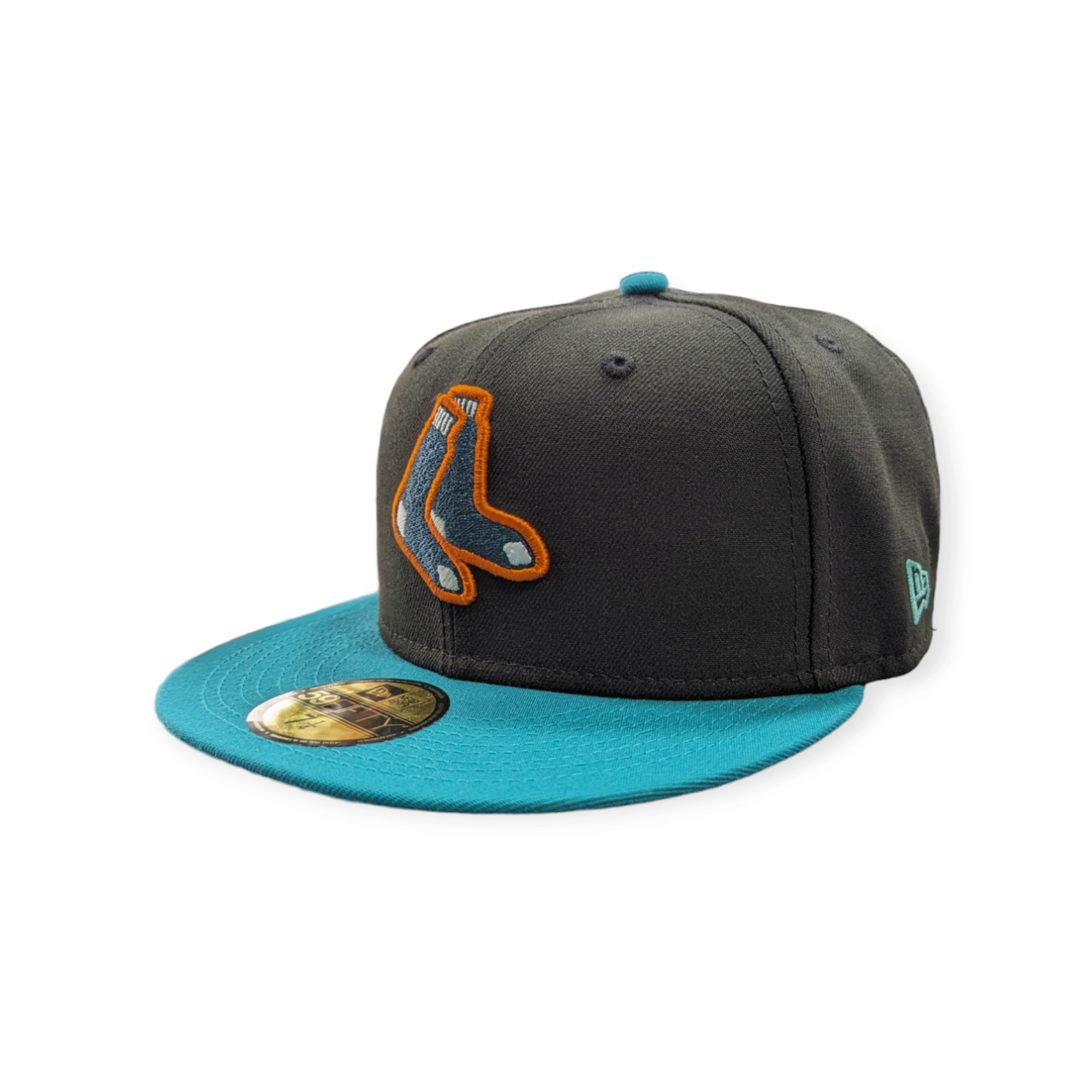 Boston Red Sox New Era Black/Pine Hellbilly Deluxe 59FIFTY Fitted Hat