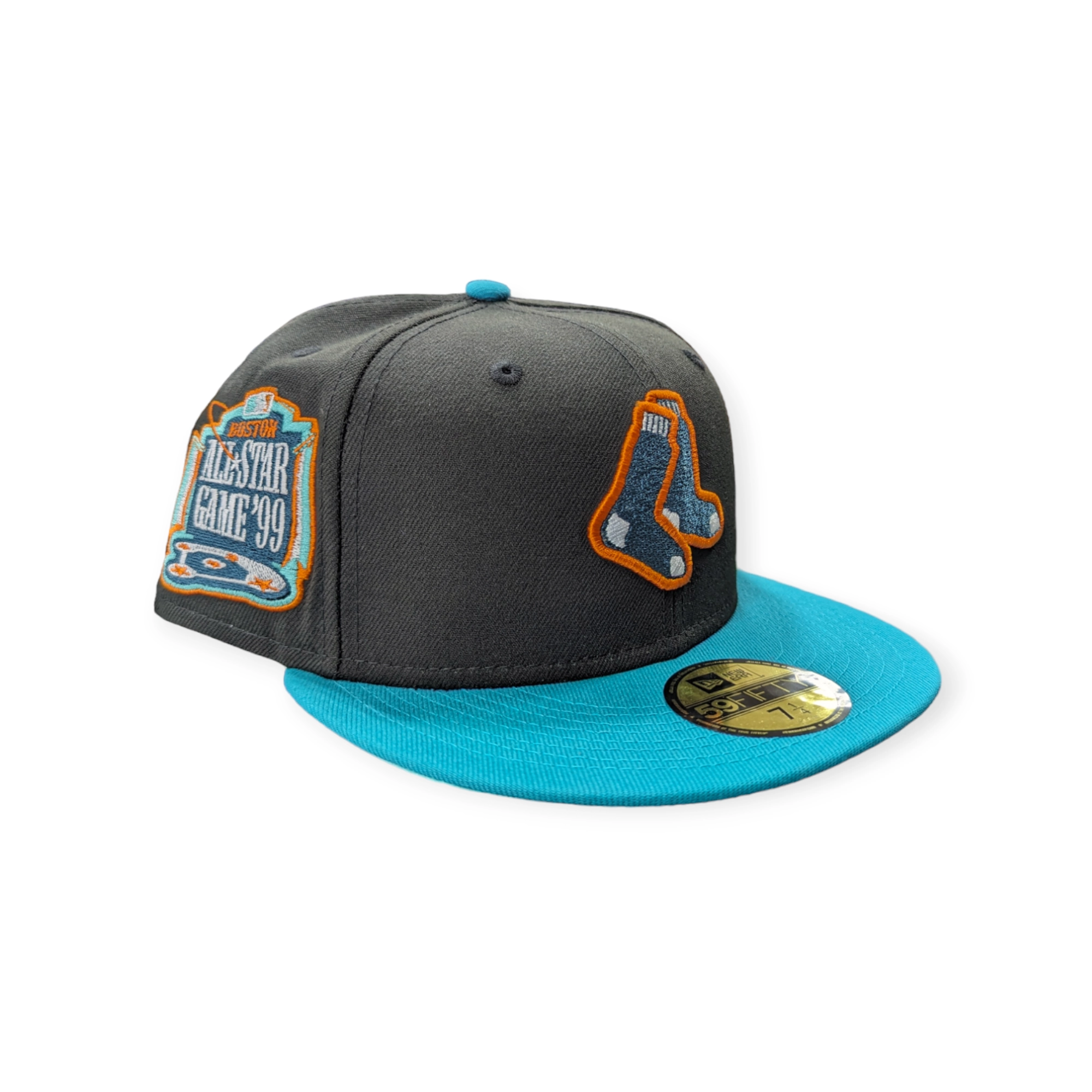 Boston Red Sox New Era Black/Pine Hellbilly Deluxe 59FIFTY Fitted Hat