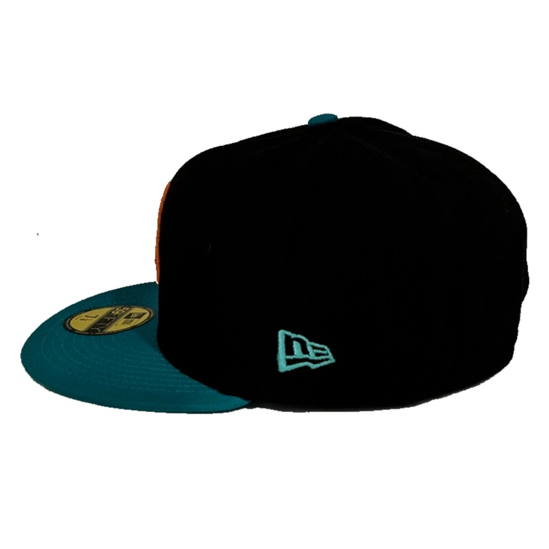 Boston Red Sox New Era Black/Pine Hellbilly Deluxe 59FIFTY Fitted Hat