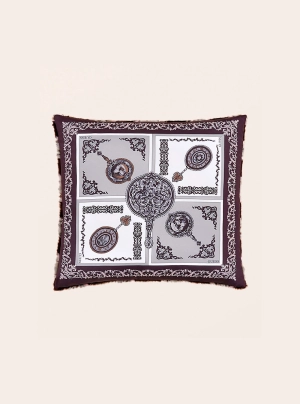 Brown Multi Helma Pillow