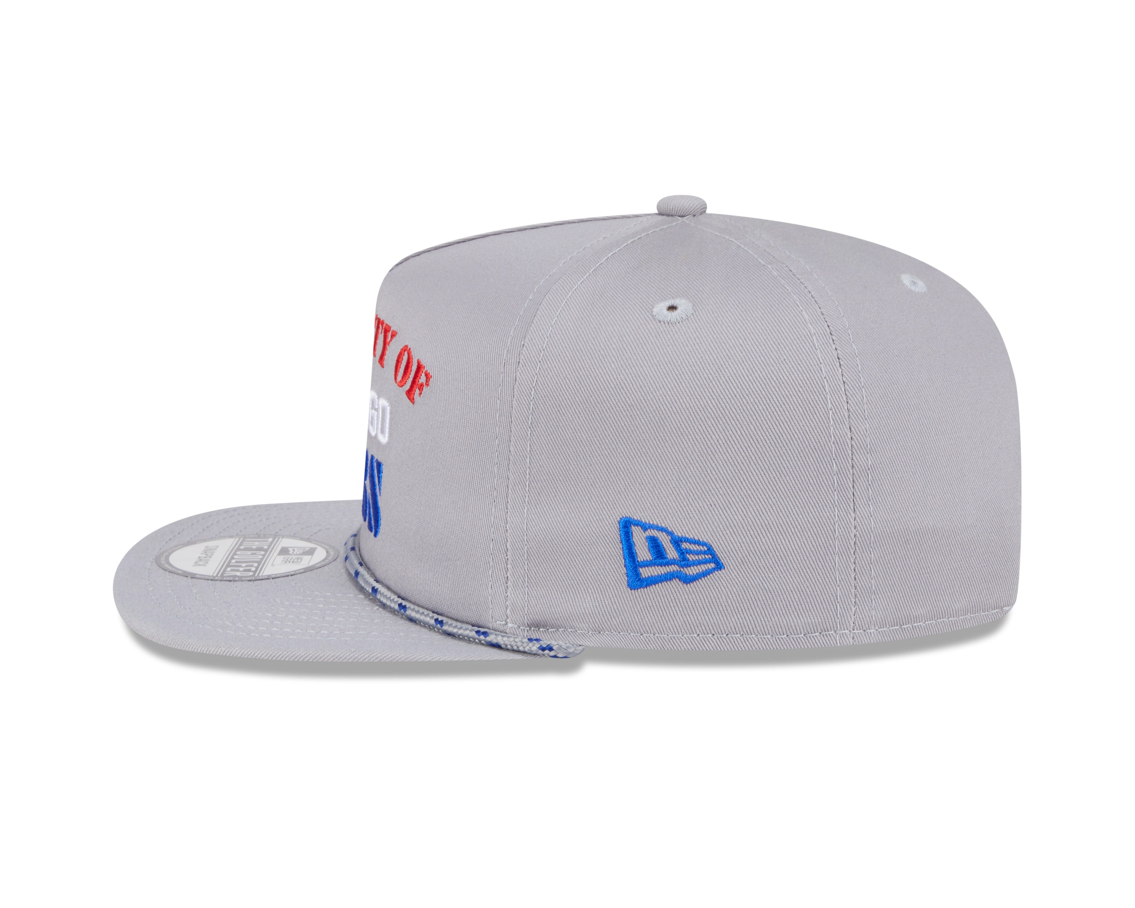 Chicago Cubs New Era Gray Vintage The Golfer Snapback Hat