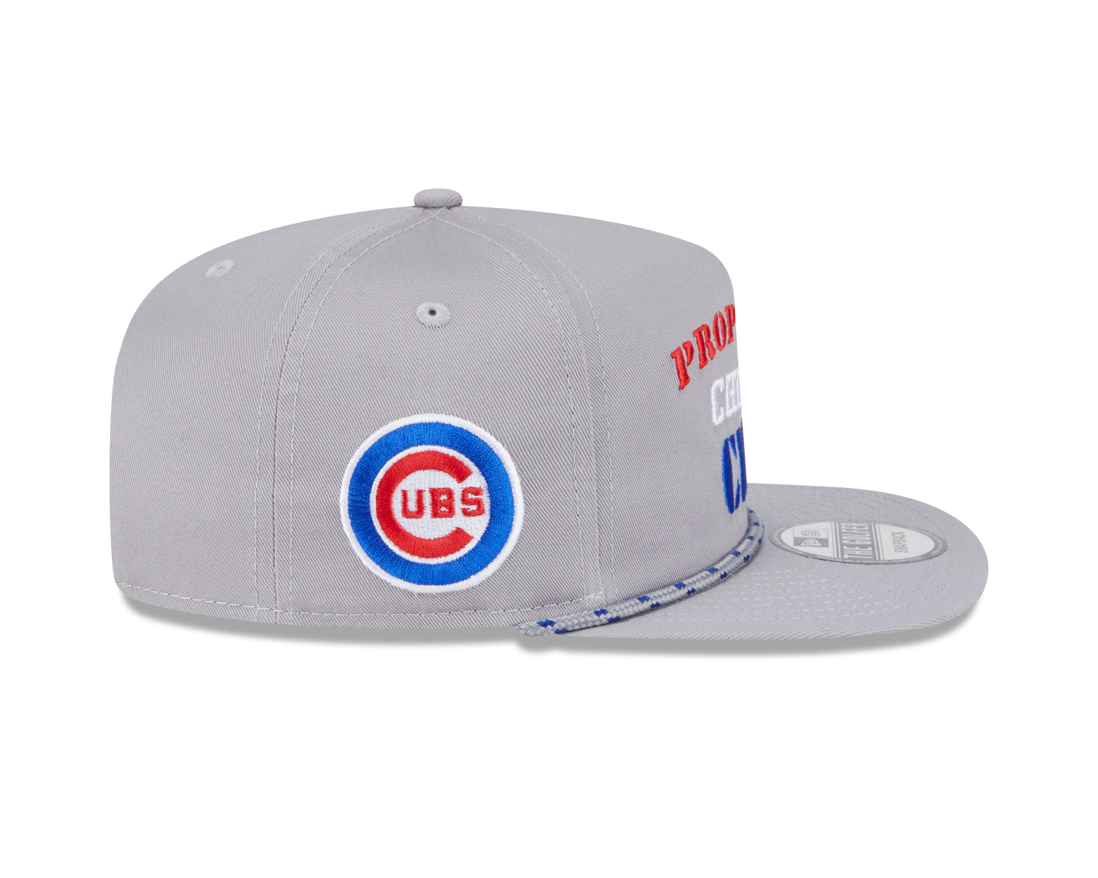 Chicago Cubs New Era Gray Vintage The Golfer Snapback Hat