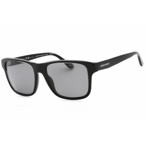 Emporio Armani Men's Sunglasses - Glossy Black/Clear Full Rim Frame | 0EA4208 605187