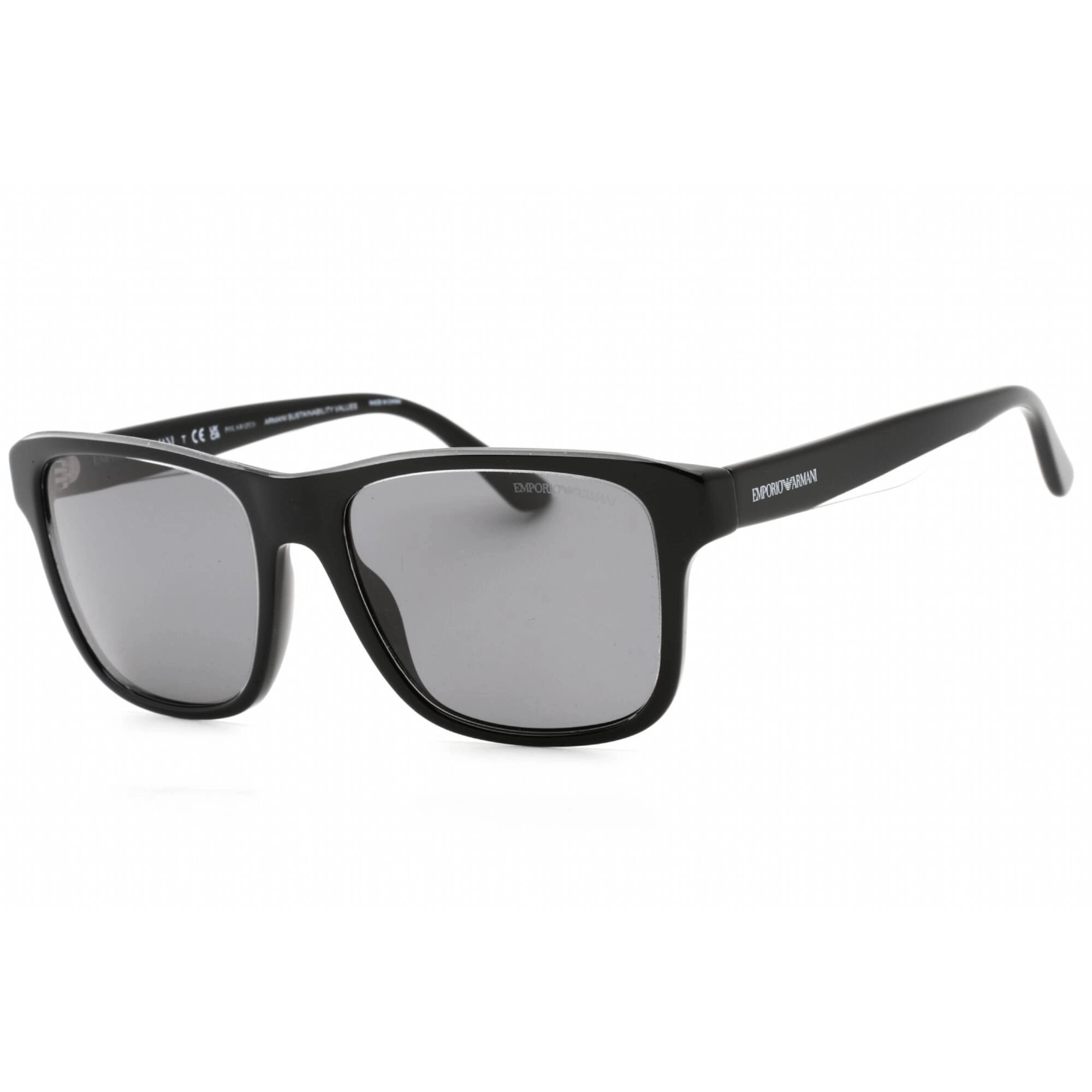 Emporio Armani Men's Sunglasses - Glossy Black/Clear Full Rim Frame | 0EA4208 605187
