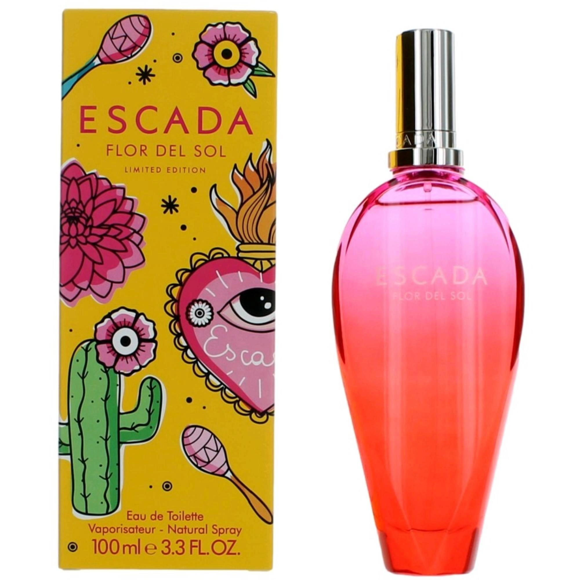 Escada Women's Eau De Toilette Spray - Flor Del Sol Captivating Fragrance, 3.3 oz
