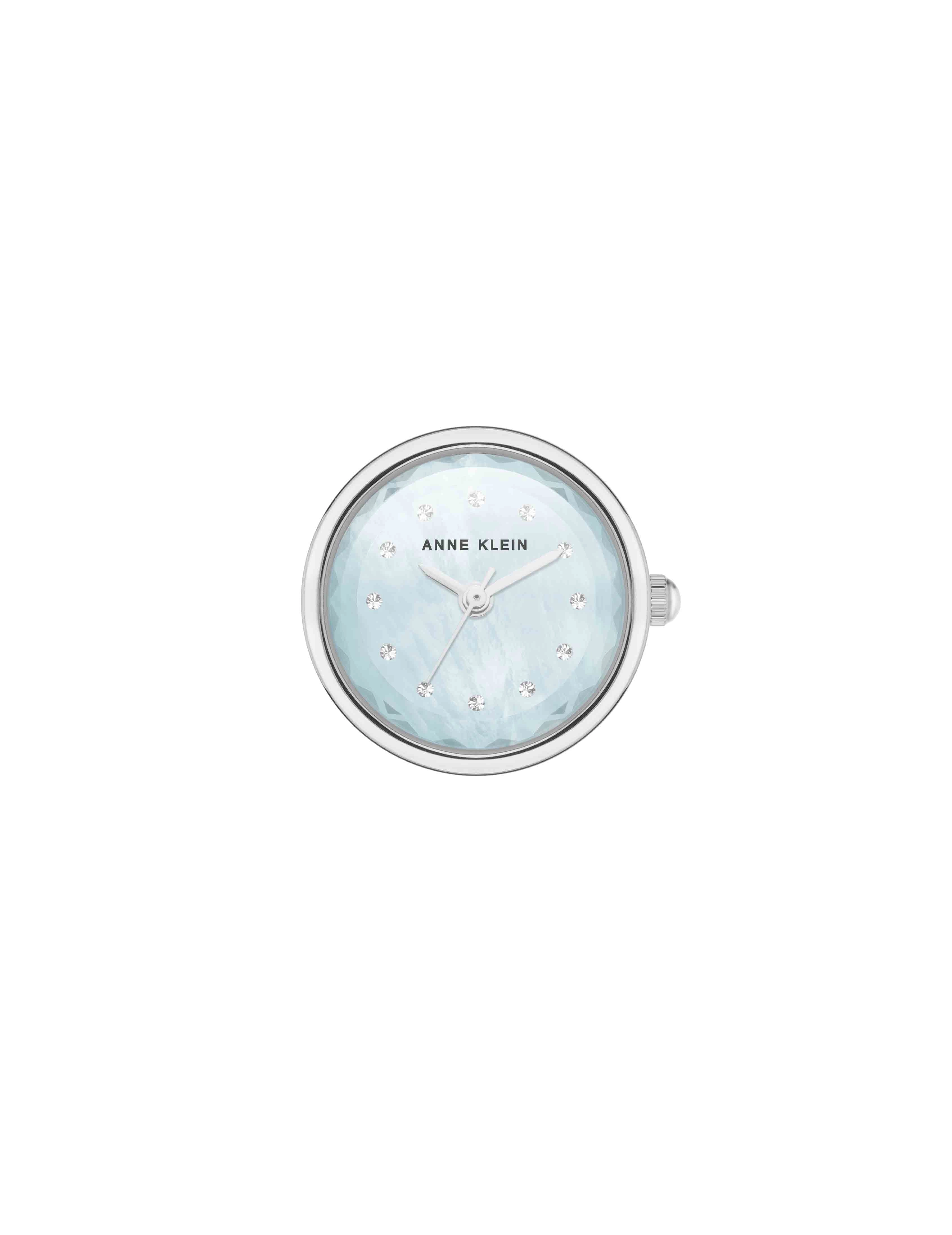 Faceted Crystal Ring Watch