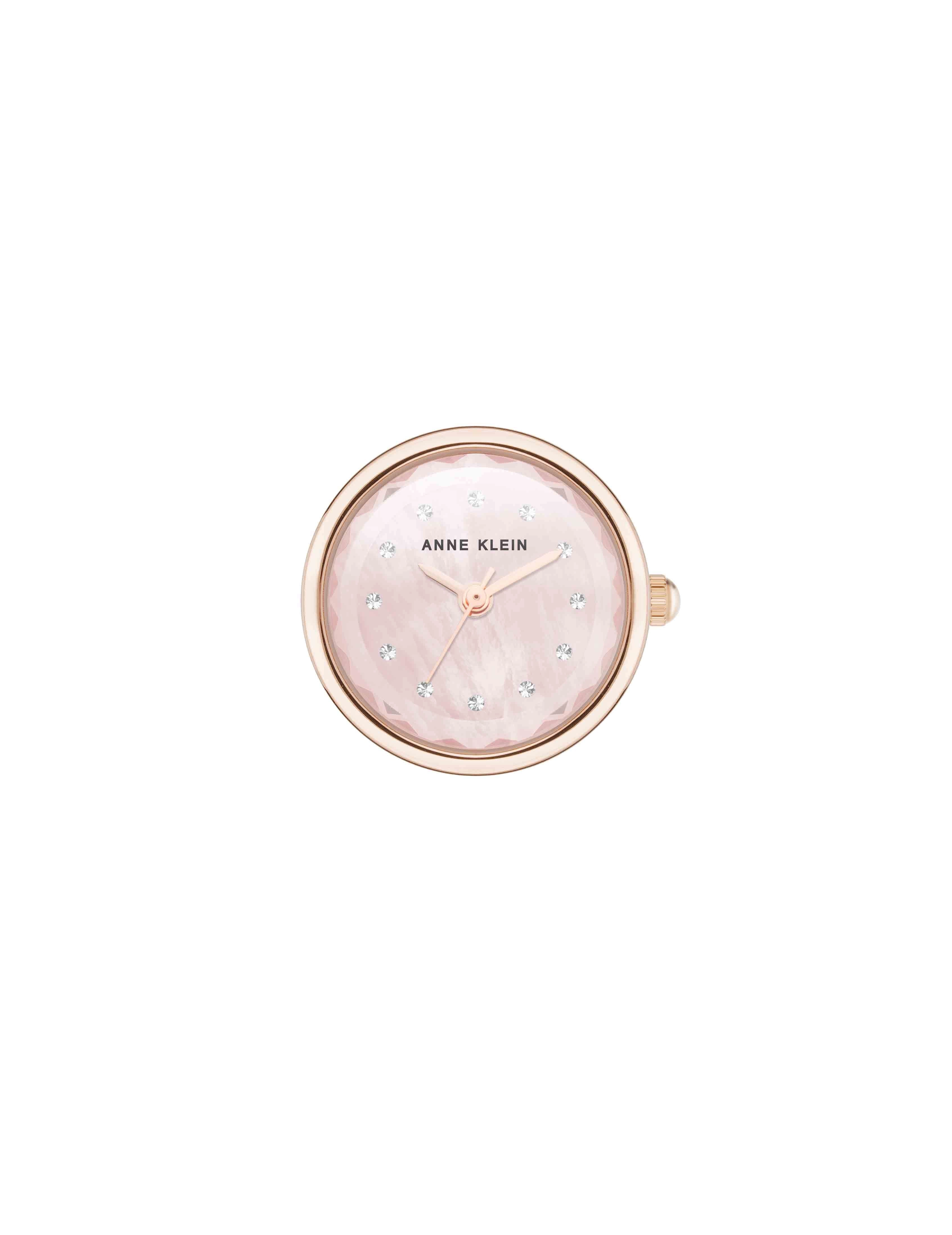Faceted Crystal Ring Watch