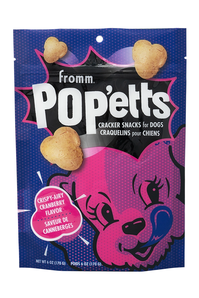 Fromm Pop'etts Crispy-Airy Cranberry Flavor Dog Treats