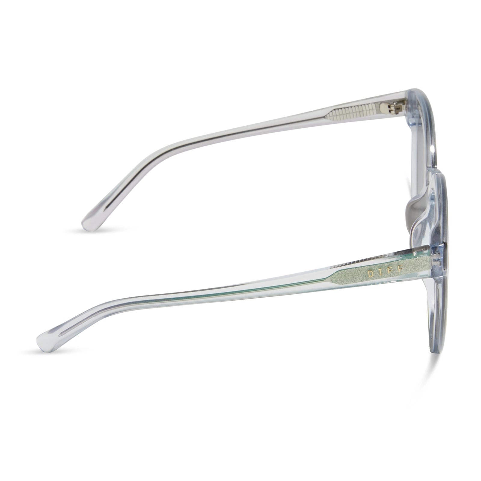 GEMMA - OPALESCENT TURQUOISE   TURQUOISE ICE MIRROR SUNGLASSES
