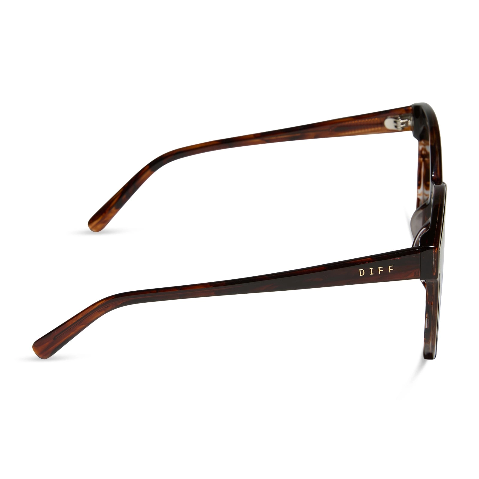 GEMMA - SEQUOIA TORTOISE   BROWN GOLD FLASH SUNGLASSES