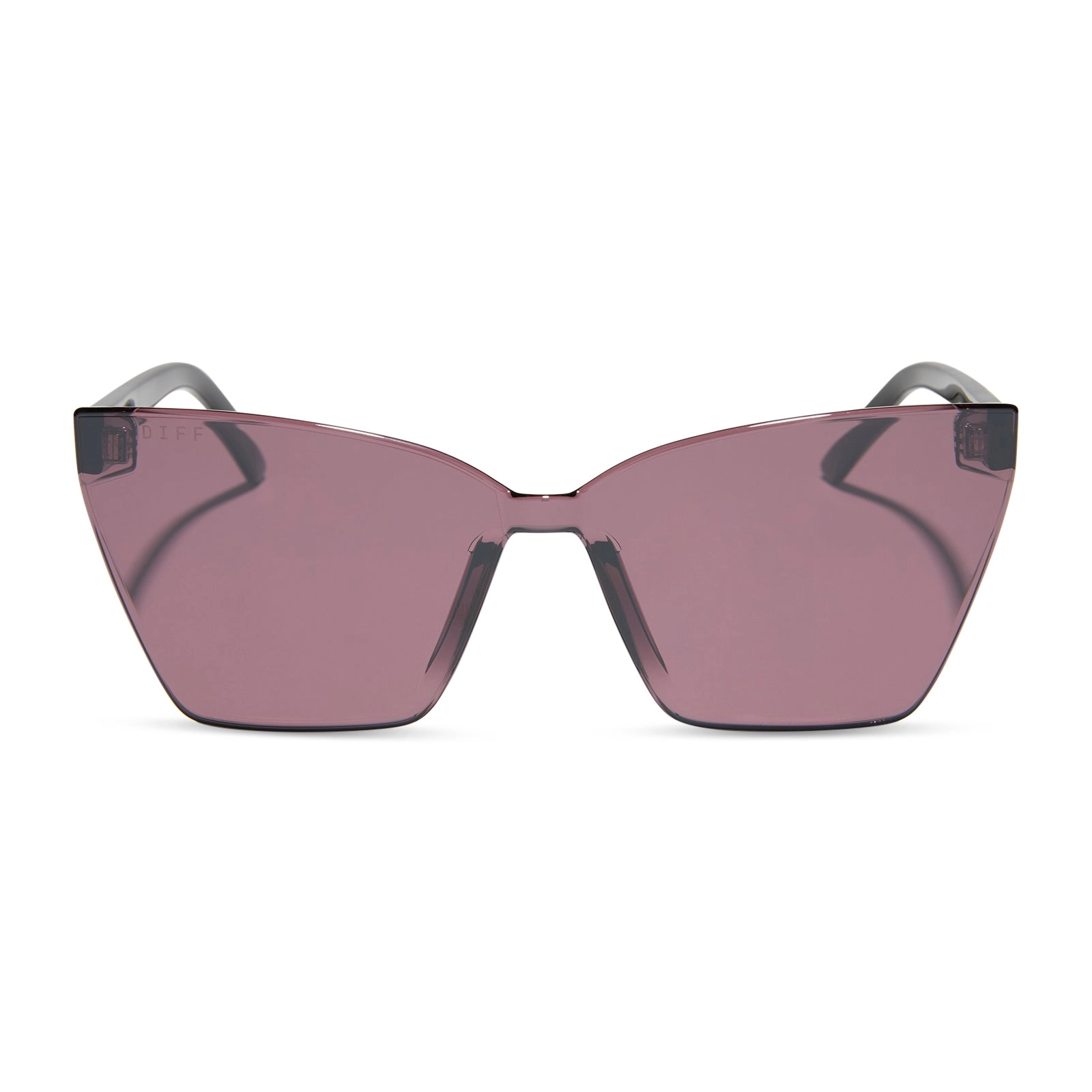 GOLDIE XS - BLACK   AUBERGINE W SILVER FLASH SUNGLASSES
