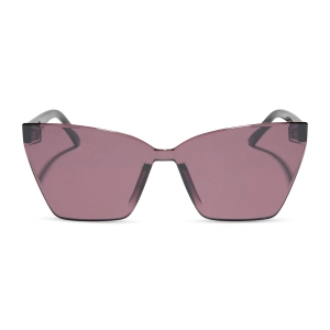 GOLDIE XS - BLACK   AUBERGINE W SILVER FLASH SUNGLASSES