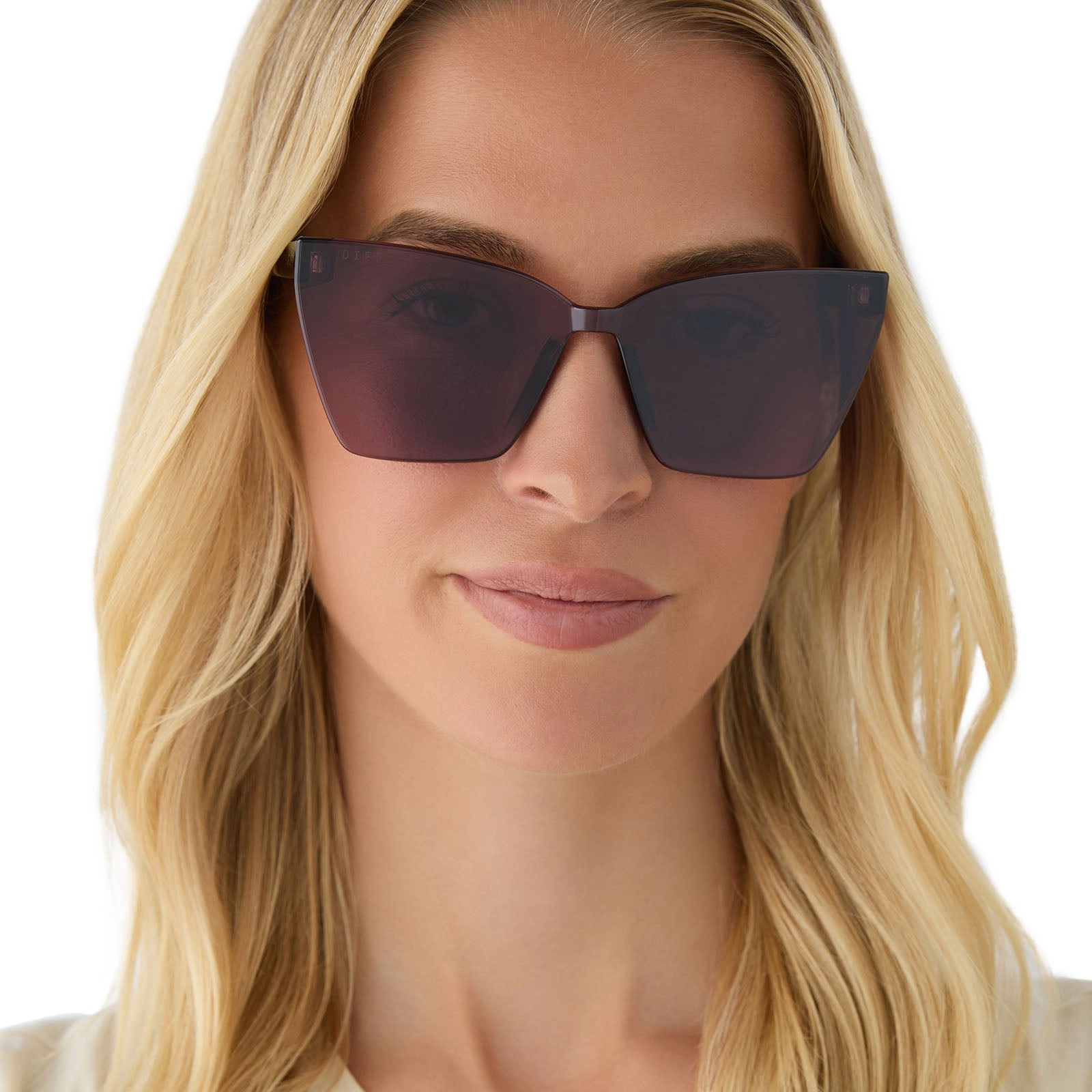 GOLDIE XS - BLACK   AUBERGINE W SILVER FLASH SUNGLASSES