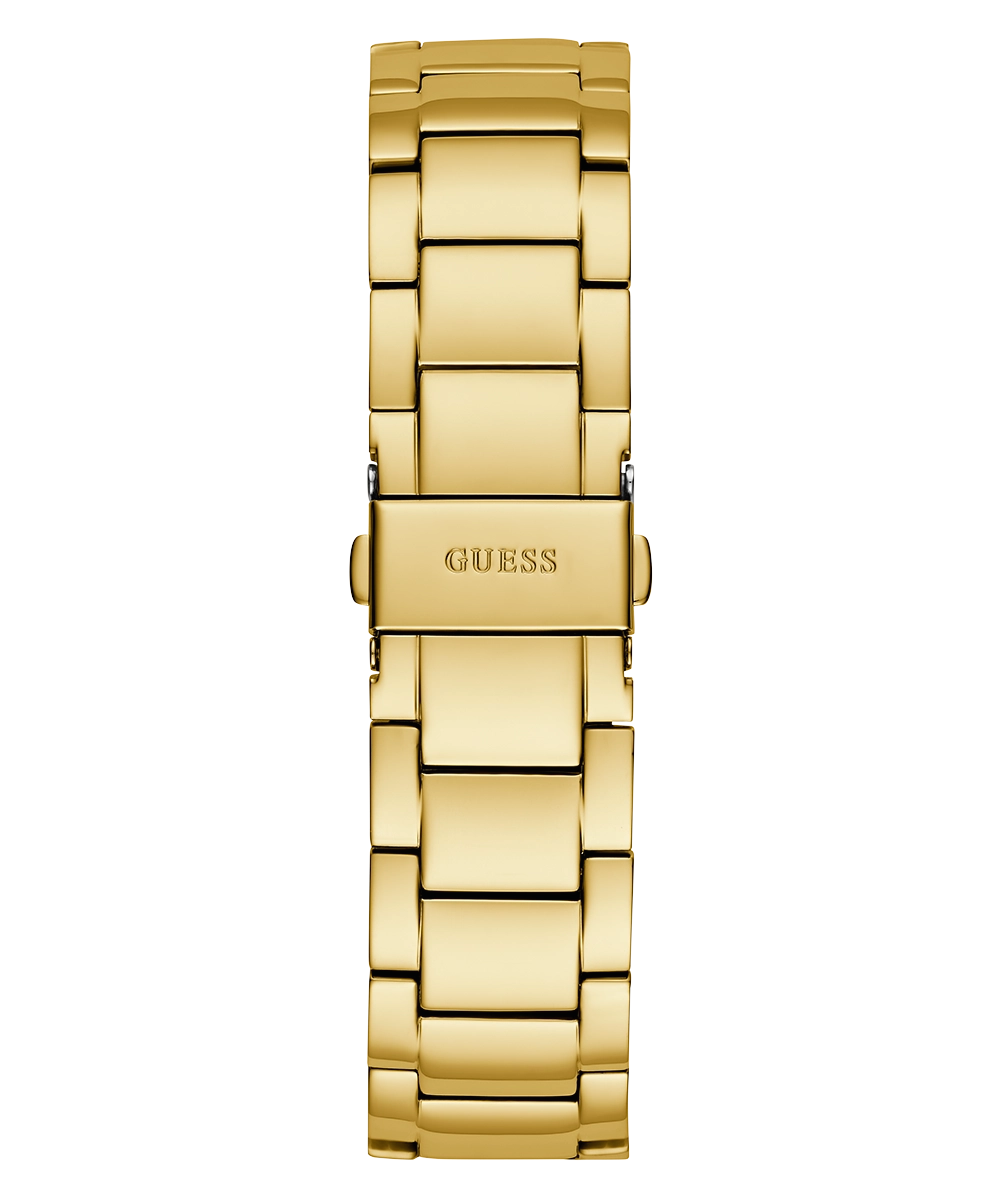 GUESS Mens Gold Tone Multi-function Watch