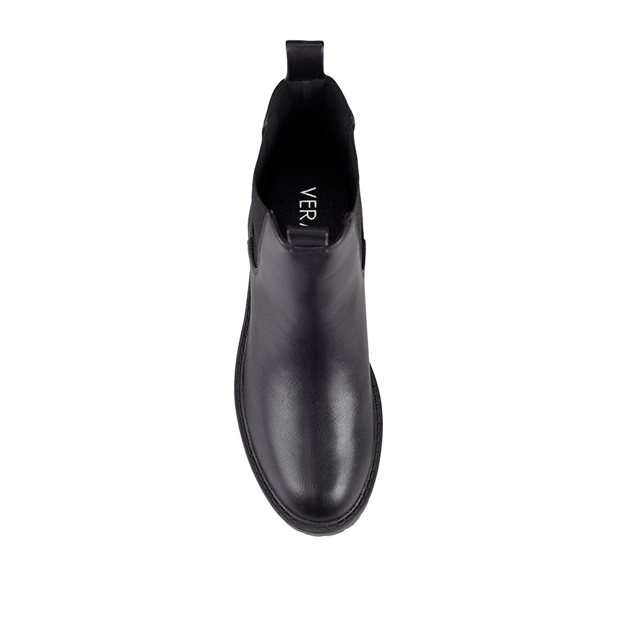 Jalapeno Chelsea Combat Boots  - Black Smooth