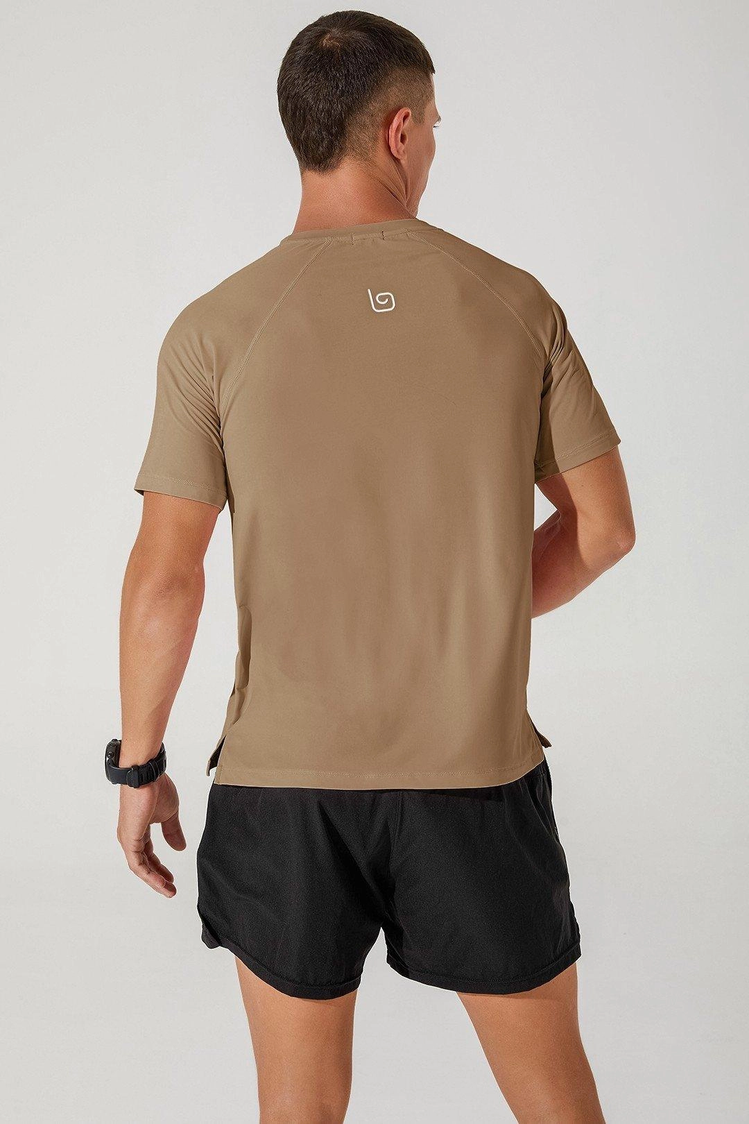 Leocade Crew Neck Tee - Cappuccino