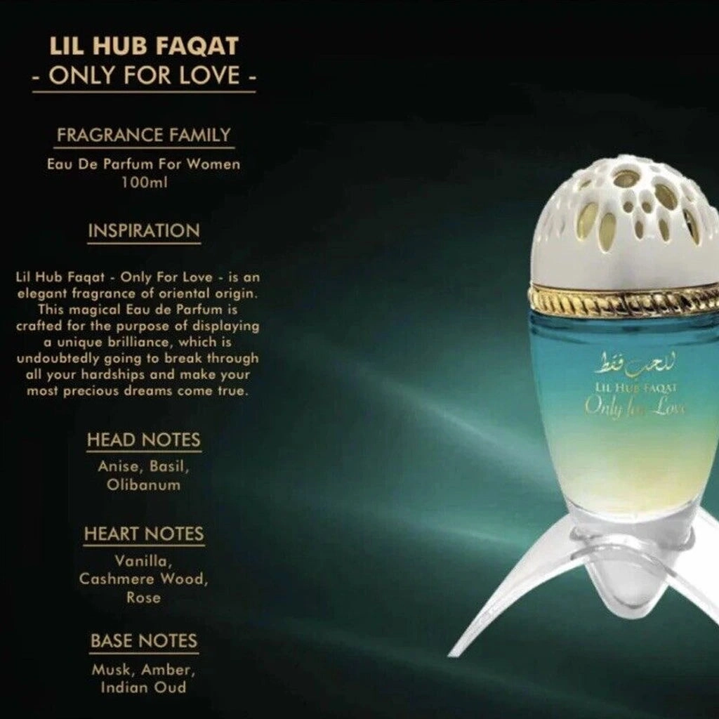 Lil Hub Faqat for Love 3.4 oz EDP for women