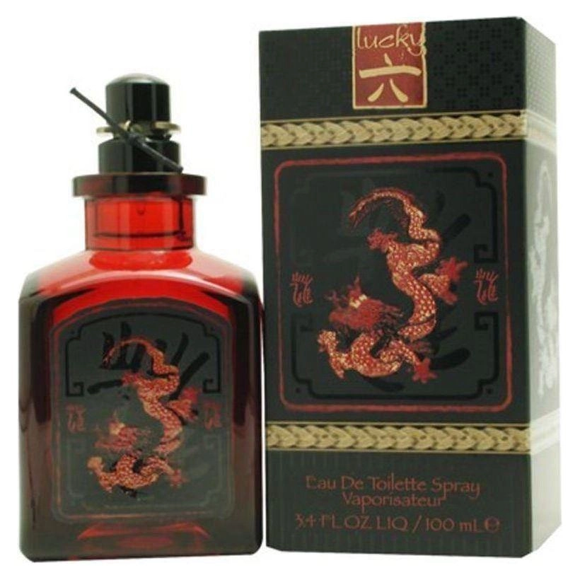 LUCKY NUMBER no # 6 SIX cologne men 3.4 oz 3.3 NEW IN BOX