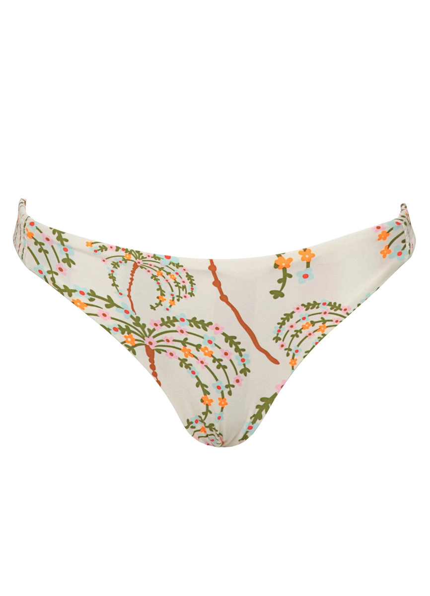 Maaji Sandstone Tropics Flirty Low Rise Thin Side Bikini Bottom