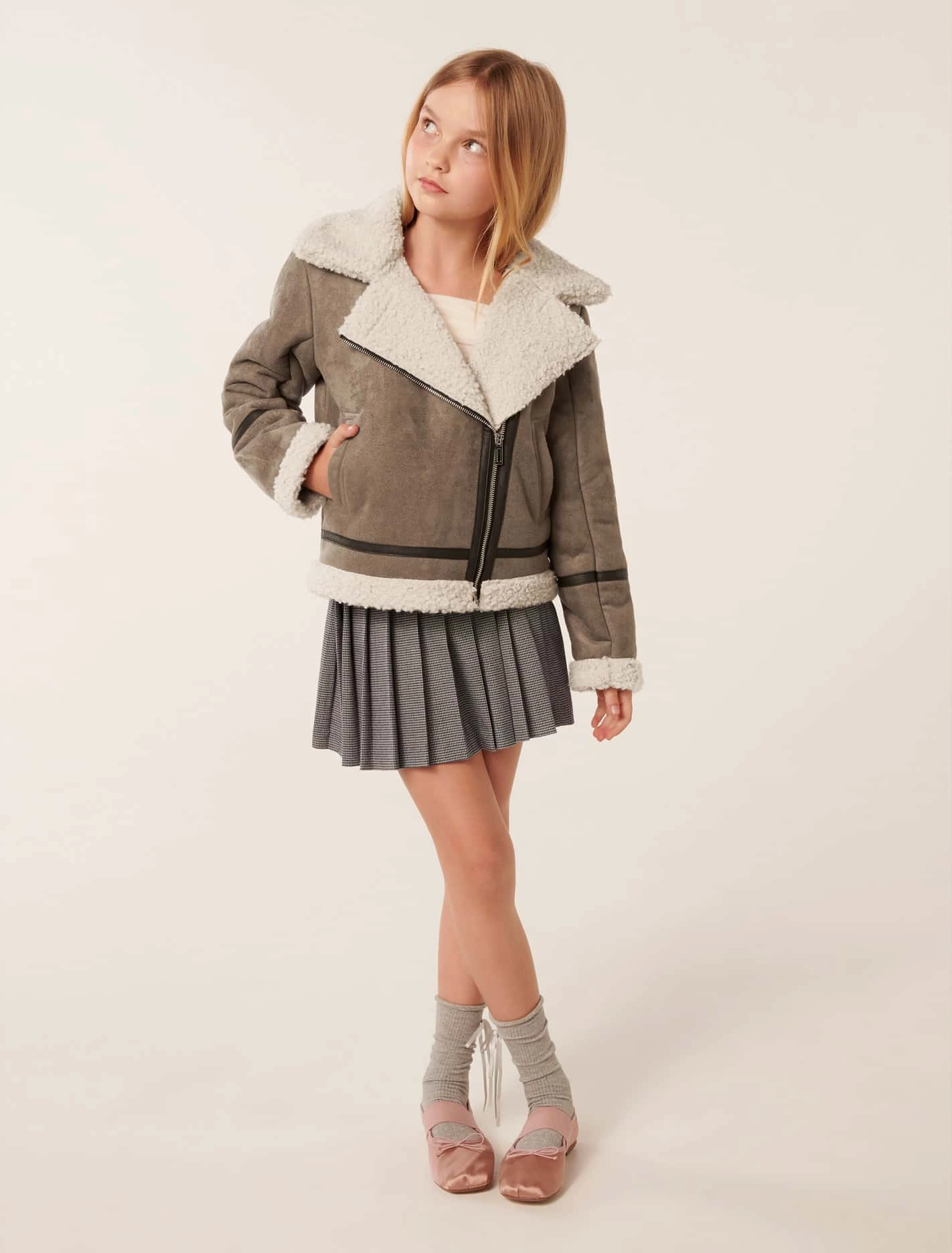 Macy Teen Aviator Jacket