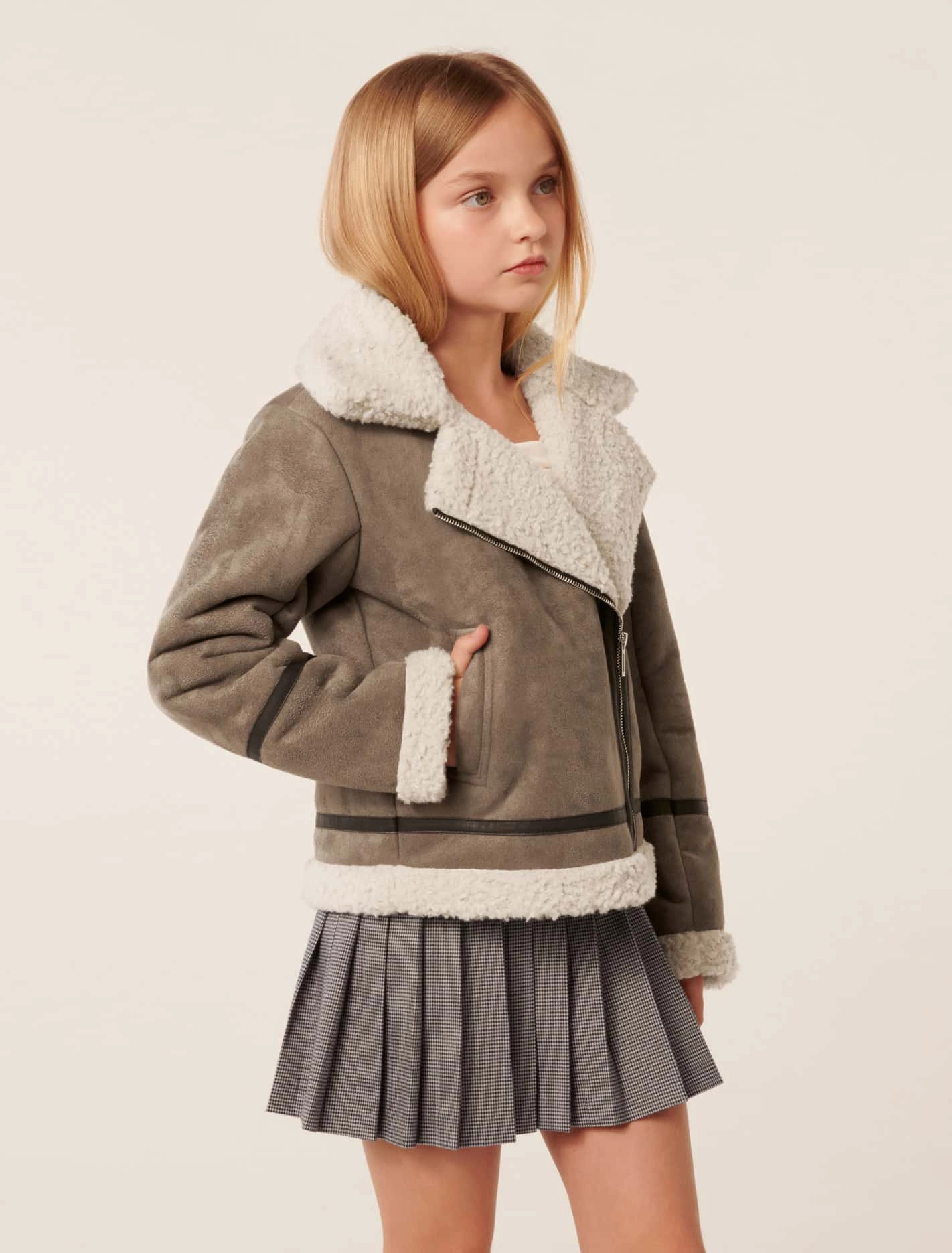 Macy Teen Aviator Jacket