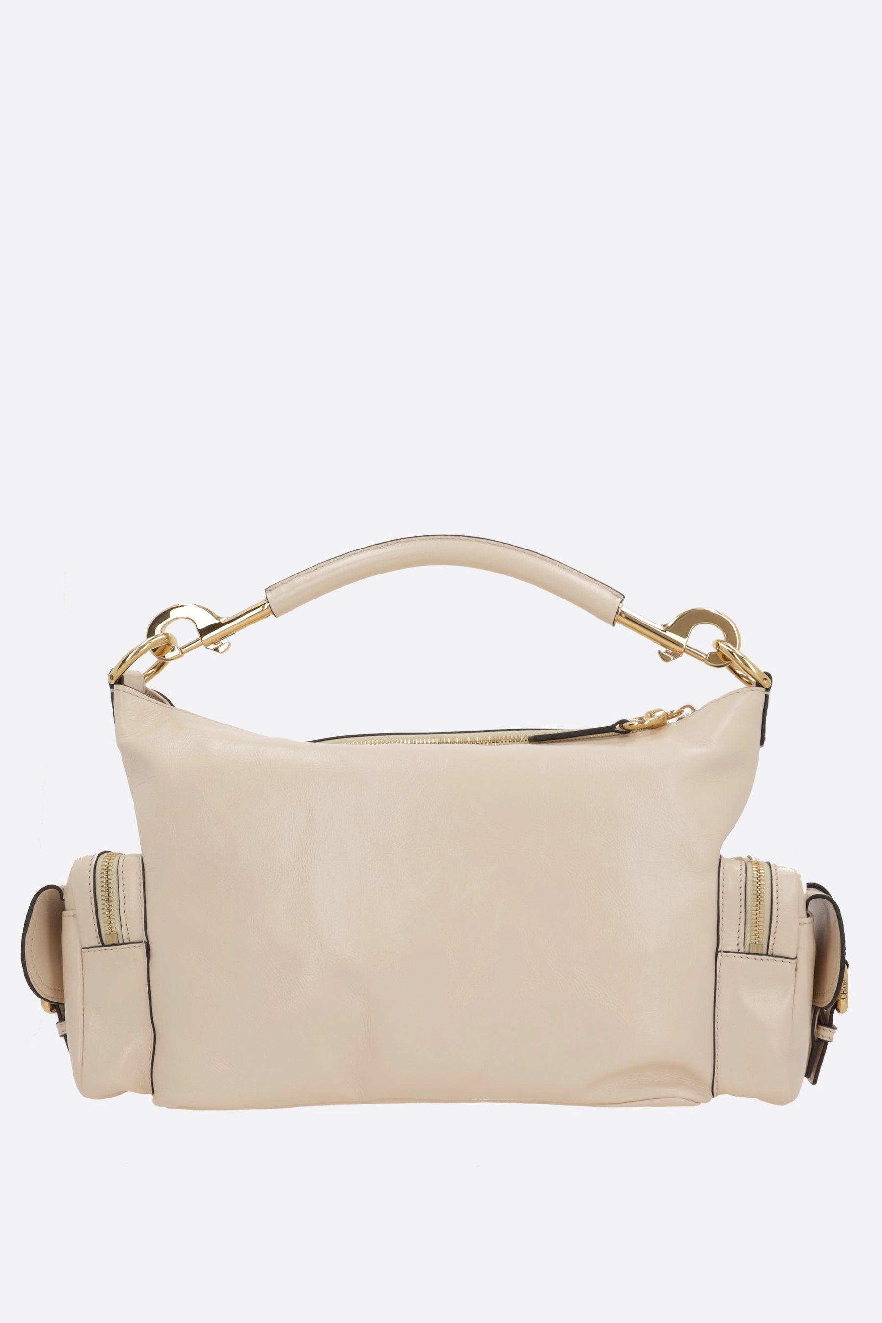 medium Camera Bag in glossy leather