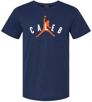 Men's Caleb Williams Obvious Shirts Air Caleb Navy Tee