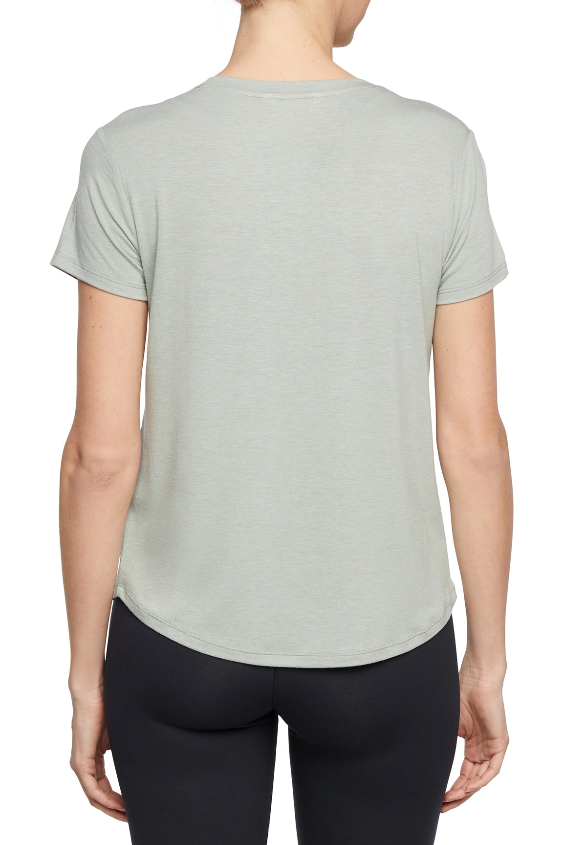 Monica Tee - Heather Iceberg Green