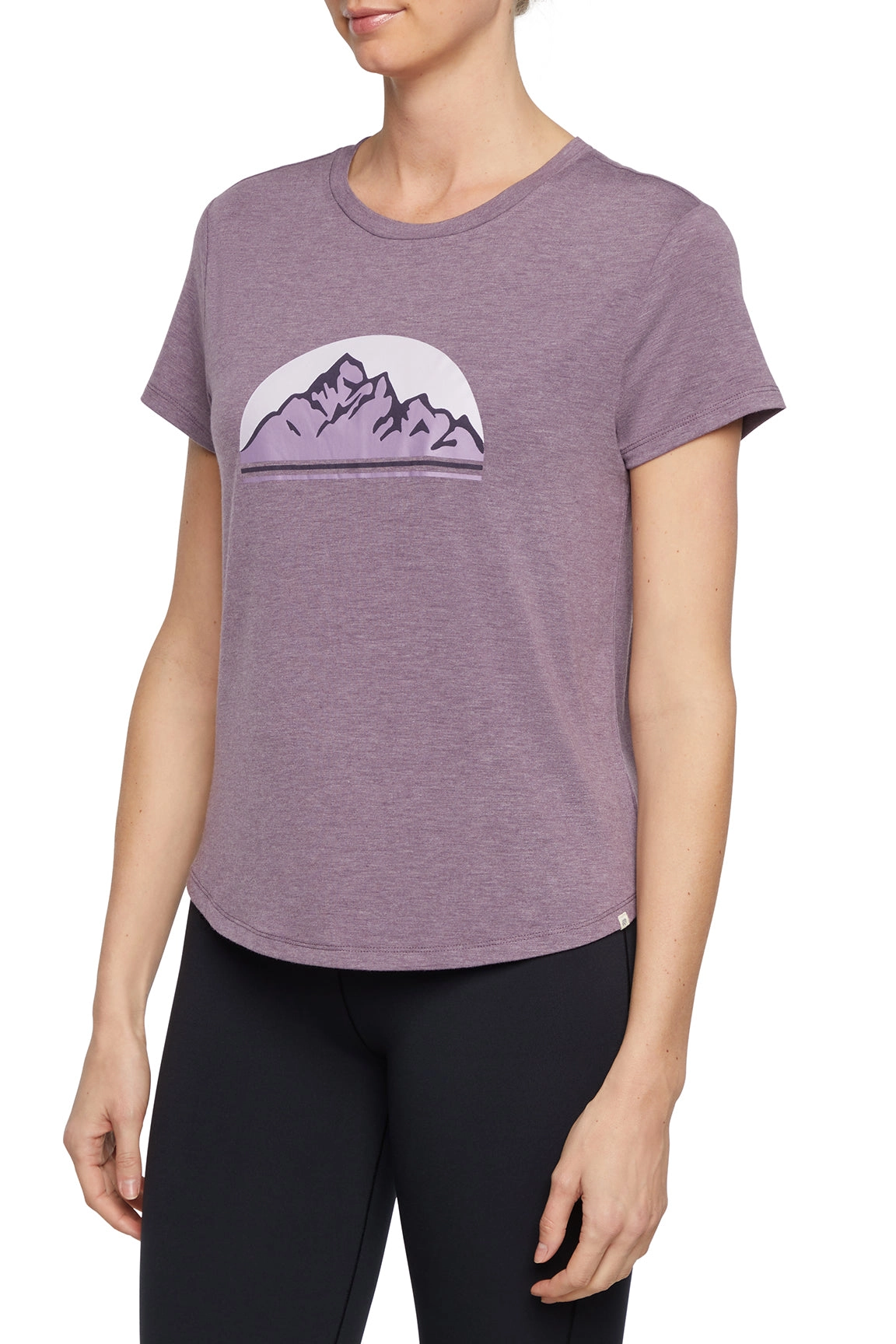 Monica Tee - Heather Vintage Violet