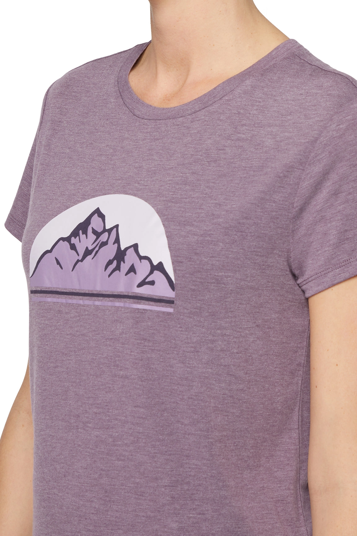 Monica Tee - Heather Vintage Violet