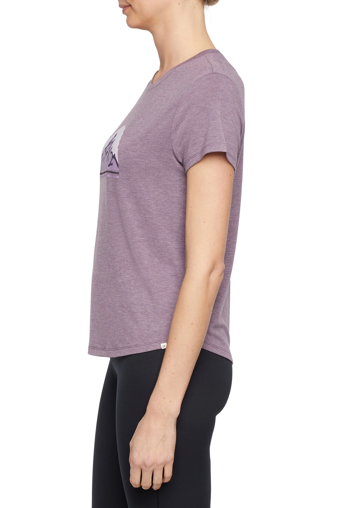 Monica Tee - Heather Vintage Violet
