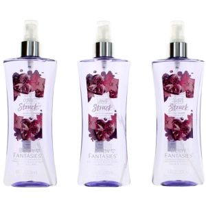 Parfums De Coeur Women's Fragrance Body Spray - Love Struck, 3 x 8 oz