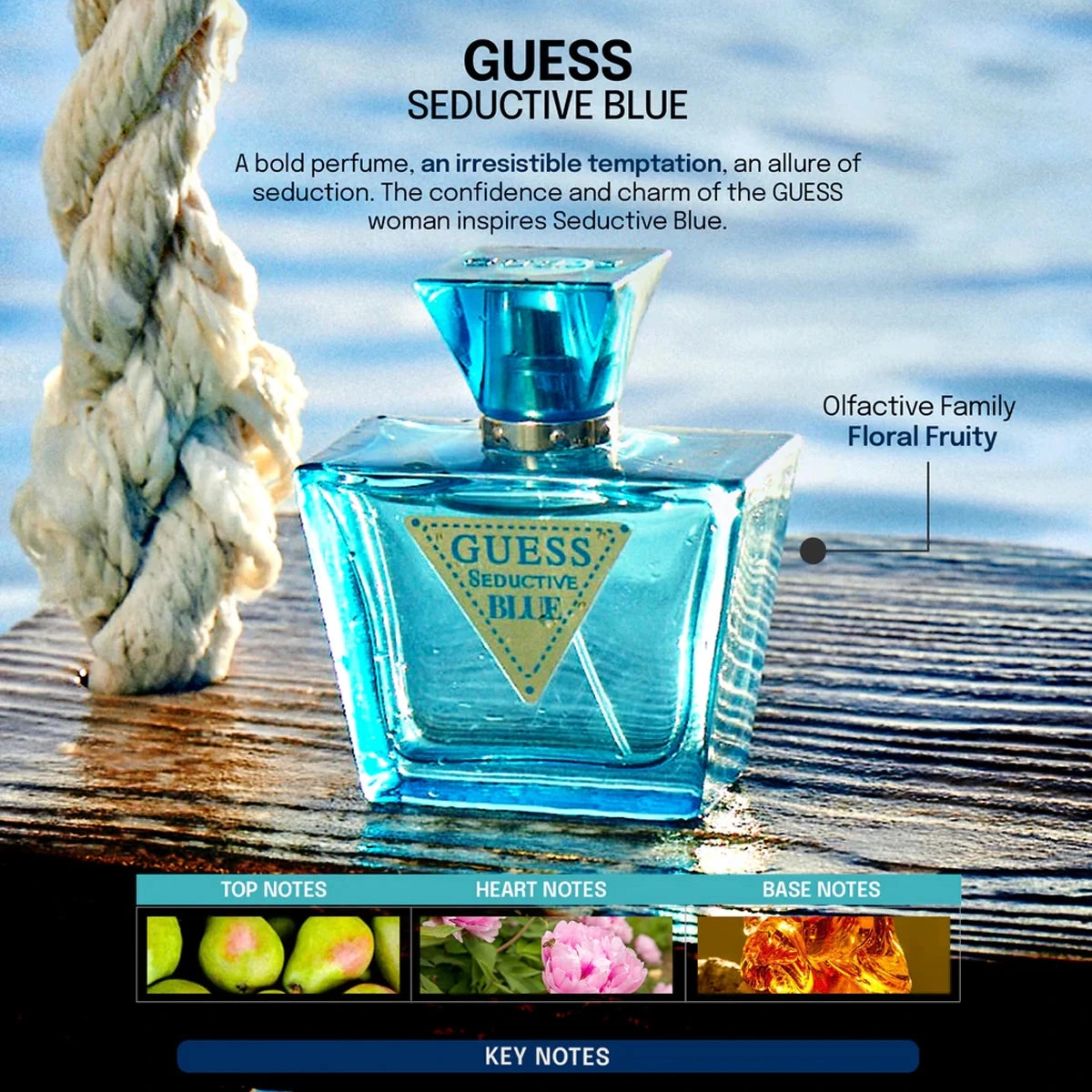 Seductive Blue 2.5 oz EDT for women