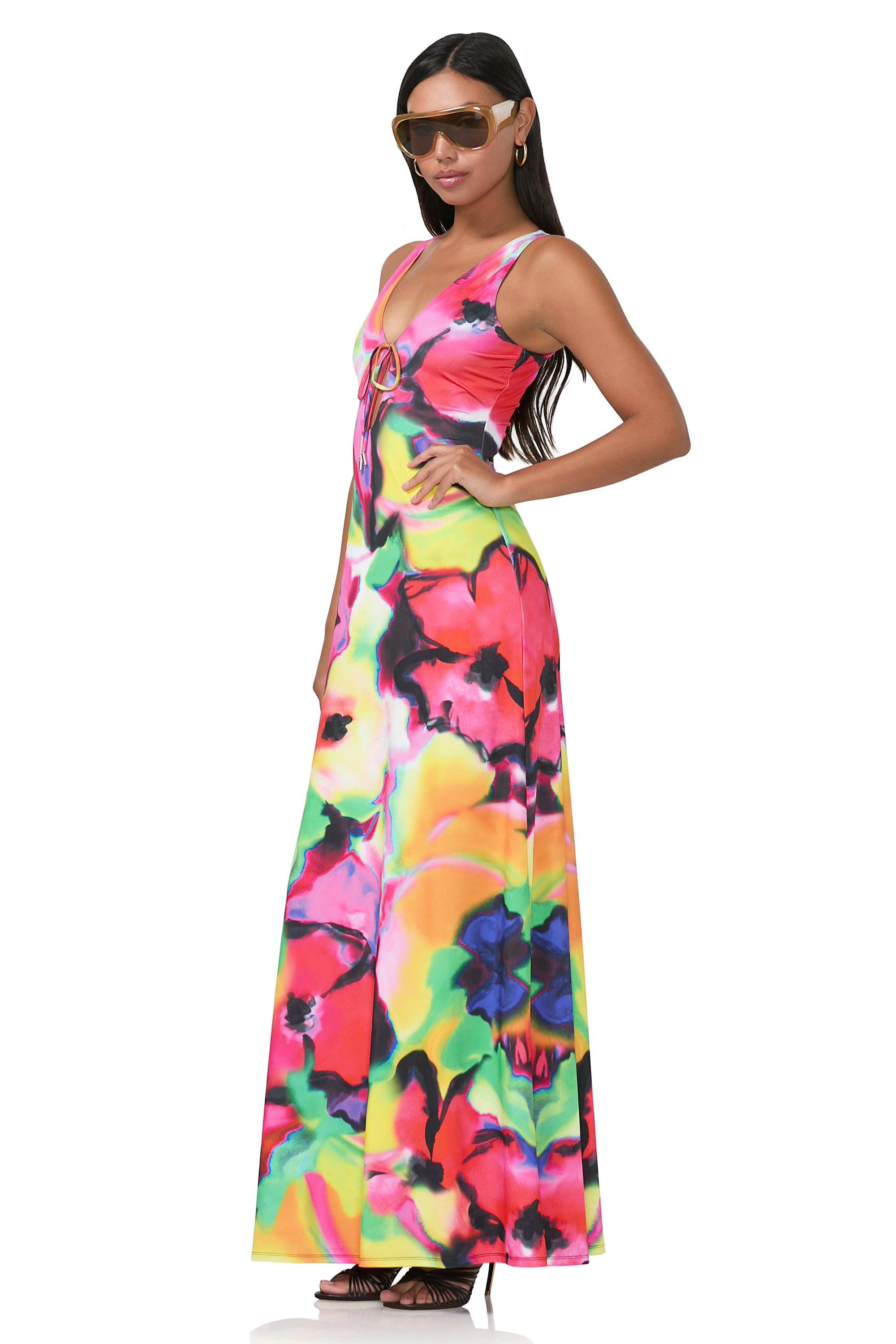 Selena Maxi Dress - Spray Floral