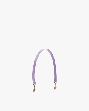 SHORT STRAP - 61 cm - Glossy lilac-
