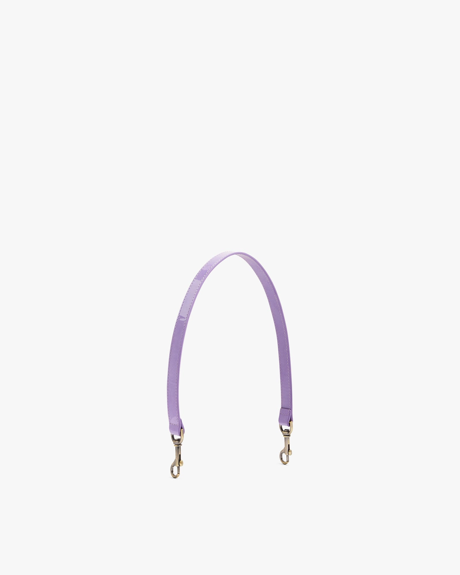SHORT STRAP - 61 cm - Glossy lilac-