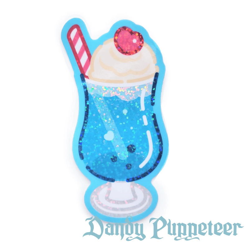 Soda Float Glitter Sticker