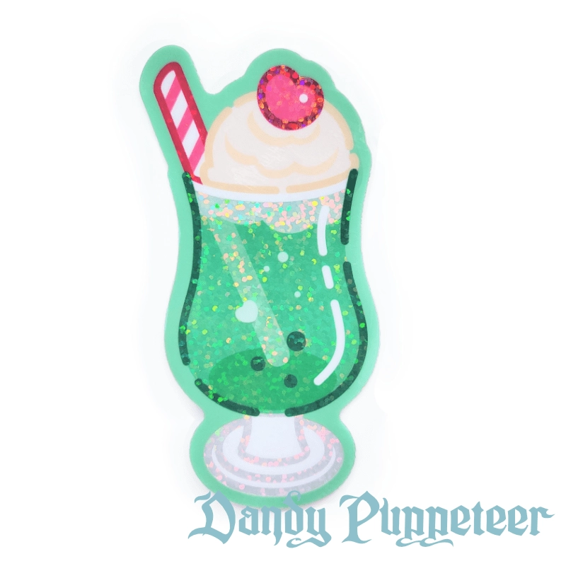 Soda Float Glitter Sticker