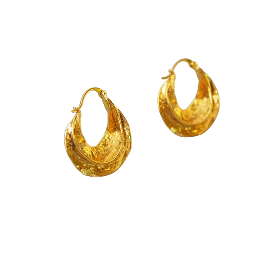 Textured Hoop Earrings