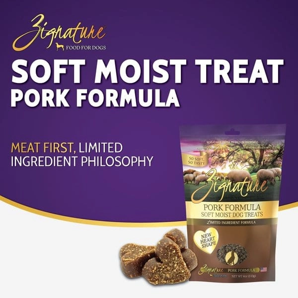 Zignature Pork Flavored Soft Dog Treats